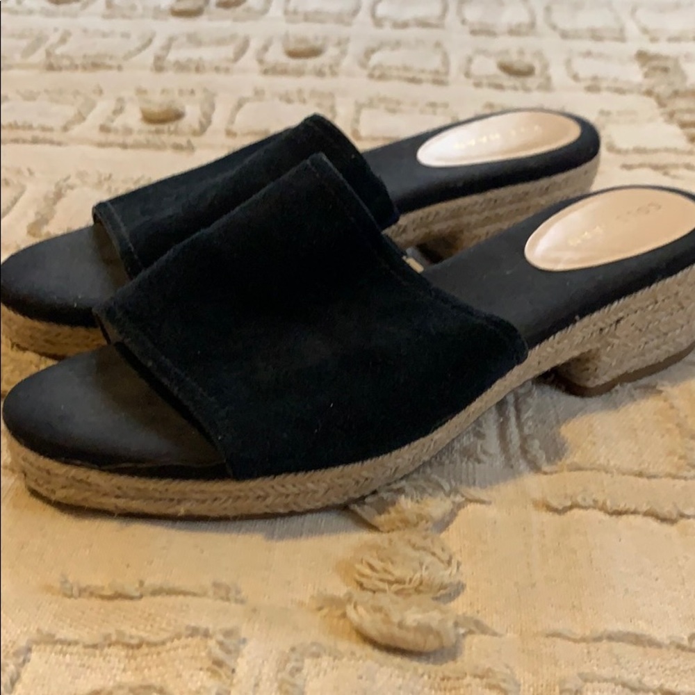Cole Haan Espadrille Suede Slides